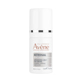 Avène Retrinal Eyes Advanced 3in1 eye cream bottle showing smoothing around the eye contour
