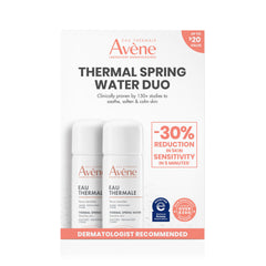 Avène Thermal Spring Water bottle delivers soothing mist for sensitive skin.