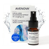 Avenova eyelid cleanser spray bottle for gentle daily eye care.