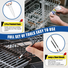 Avenuebool before-and-after rack repair highlights durable finish.