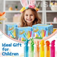 Aviski Easter bubble wand carrot design colorful outdoor fun