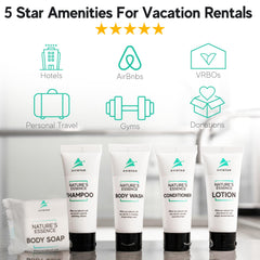 Avistar 90-piece hotel conditioner bottle for refreshed guest showers
