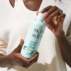 AVON Skin So Soft Original has a fresh herbal scent for a soothing ritual.