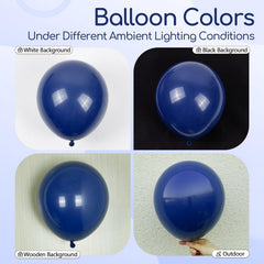 Awenztech navy blue balloon garland assembly for versatile decor options