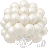 awenztech pearl white balloons 12 inch pack for elegant wedding decor.