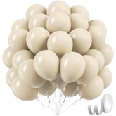 awenztech sand white 12 inch balloon ideal for elegant wedding decor