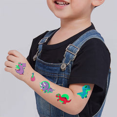 AWINMAY temporary tattoos cling to skin or smooth surfaces like glass or cards