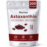 Awjsde Rovina Astaxanthin bottle front for daily wellness support.