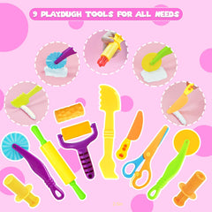 AWNOGKUE playdough dough extruders for detailed shapes and patterns