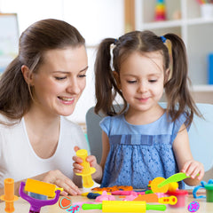 AWNOGKUE playdough rollers for smooth shaping and even textures during crafts