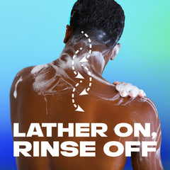 AXE Apollo foam lather demonstrates rich, refreshing cleansing during showers