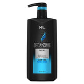AXE Phoenix bottle with pump for easy, quick showers and full-body cleansing.