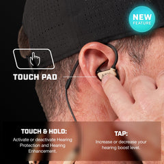 AXIL GS Extreme 3.0 ear tips with multiple sizes for secure all-day wear