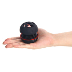 AYL mini speaker system front view in black for everyday use.