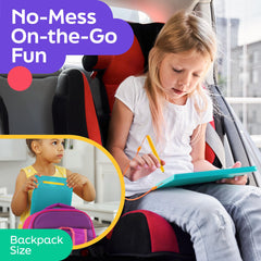 AYNAT FUN no-mess drawing board being used during travel.