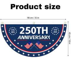 AYTHSRIC 2PCS USA flag back coating provides UV resistance for windy days.