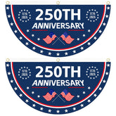 AYTHSRIC 2PCS USA flag front view with vibrant 250th anniversary design for outdoor use.
