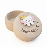 Azbuk Tooth Fairy Box lid shows a 3D tooth for a charming keepsake
