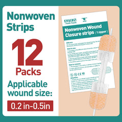 AZEN butterfly bandages individually packed for hygienic, ready-to-use wound care.