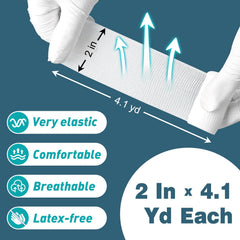 AZEN gauze roll with attached tape enables quick secure dressing changes.
