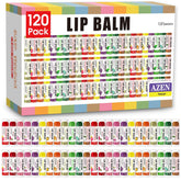 AZEN lip balm 12-flavor collection for daily lip care and variety.