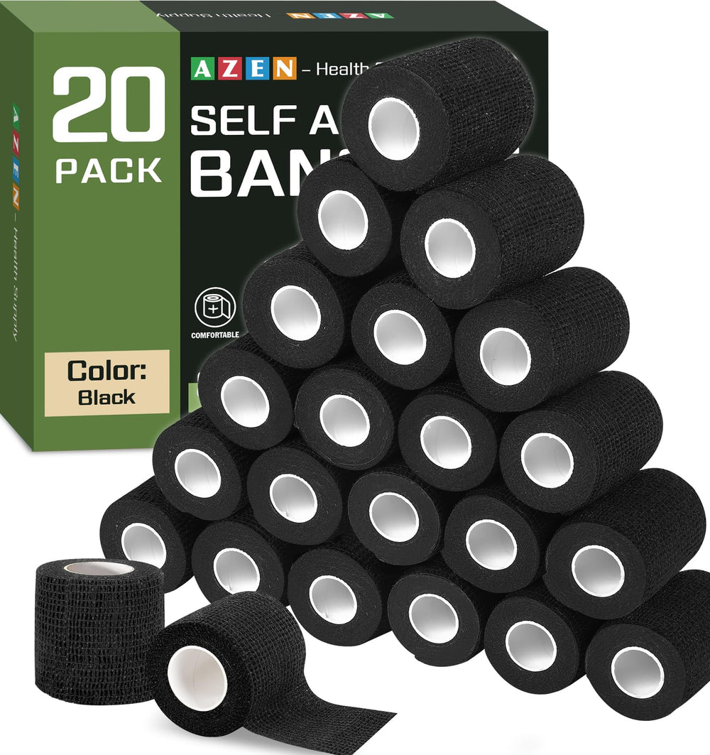 AZEN self-adhesive bandage wrap front view showing ready-to-use cohesive wrap