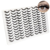 Azenlo false eyelashes 48-pair pack close-up with natural eyeliner-like finish.