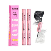 Azenlo 2-pack lash bond and seal bottle with brushes for easy cluster lashes