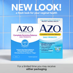 AZO Complete Feminine Balance capsules close-up for daily use