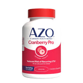AZO Cranberry Pro softgels bottle for daily urinary tract support.