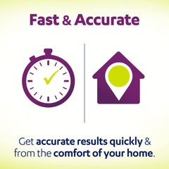Clear color chart helps interpret AZO pH readings at home.
