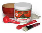 Aztec Secret wooden-handled brush for precise clay mask application and spa-like routine
