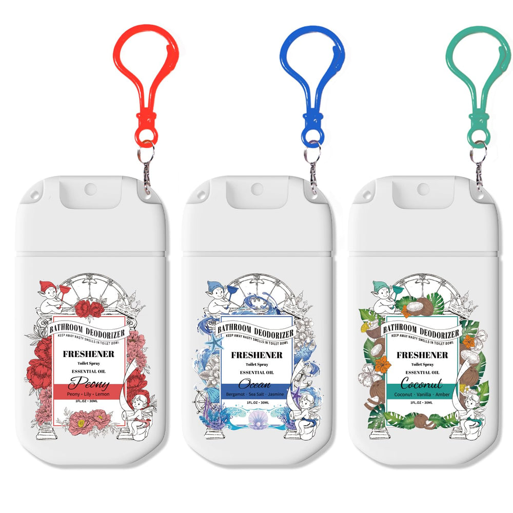Azulfra Ocean pocket spray bottle close-up showing fresh scent and odor barrier.