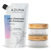 Azuna air freshener jar with tea tree gel for room freshness