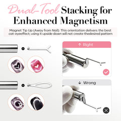AZUREBEAUTY Cat Eye magnet French tool for chic, crisp lines.