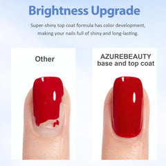 AzureBeauty smooth self-leveling formula ensures even, streak-free application.