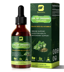 B BEWORTHS oregano oil drops bottle for immune-support potential