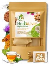 B-Experts milk-thistle-turmeric tea bags in a box for daily wellness