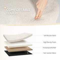 B FSOBEIIALEO storage capacity 120L helps declutter bedrooms