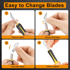 BaBaYang magnetic blade storage keeps blades secure during transport.