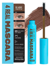 Babe Original 4 Real Mascara Brown — brush focus for precise coating and added length.