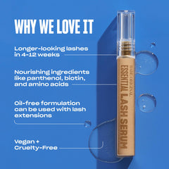 Babe Original lashes-closeup reveals natural-looking length with consistent daily use.