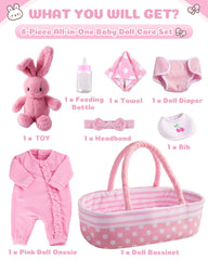 Babeside doll bodysuit in soft fabric for 17-22 inch dolls