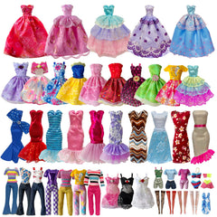 Babeilei 19-piece doll clothes ensemble for 11.5-inch dolls, ideal for imaginative dress-up