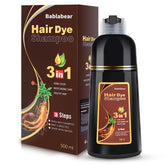 Bablabear Chestnut Brown color shampoo bottle deposits color while smoothing hair