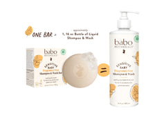 Babo Botanicals shea butter nourishing bar emphasizes skin and hair nourishment.