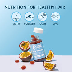 Baby Blues bottle pour, convenient daily dosage for regrowth support