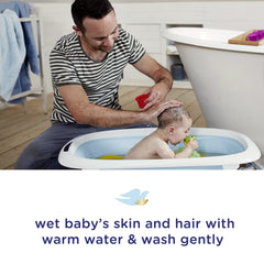 Baby Dove Pediatrician-tested logo suggests trusted care for sensitive skin.