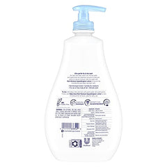 Baby Dove Rich Moisture Baby Wash foam-lather close-up highlighting creamy cleansing.