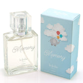 Baby Jolie Memory bottle pour showing gentle alcohol-free fragrance for daily baby freshness.